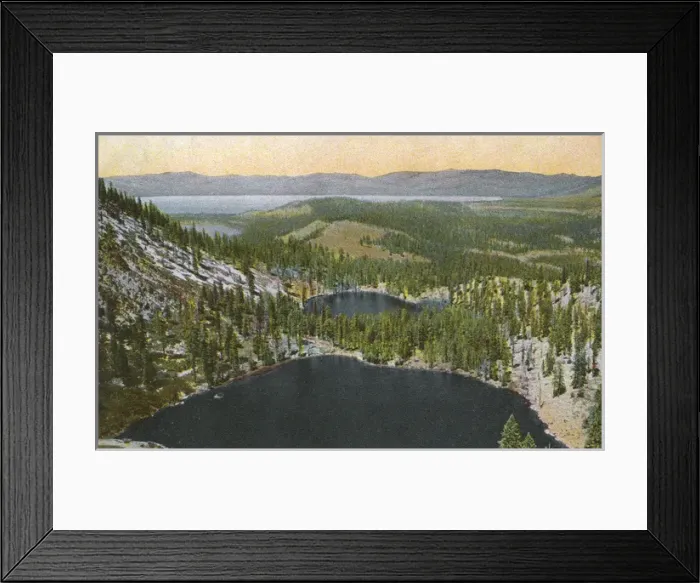 Framed Print : Angora Lakes, Lake Tahoe, California, USA Framed Print : Angora Lakes, Lake Tahoe, California, USA