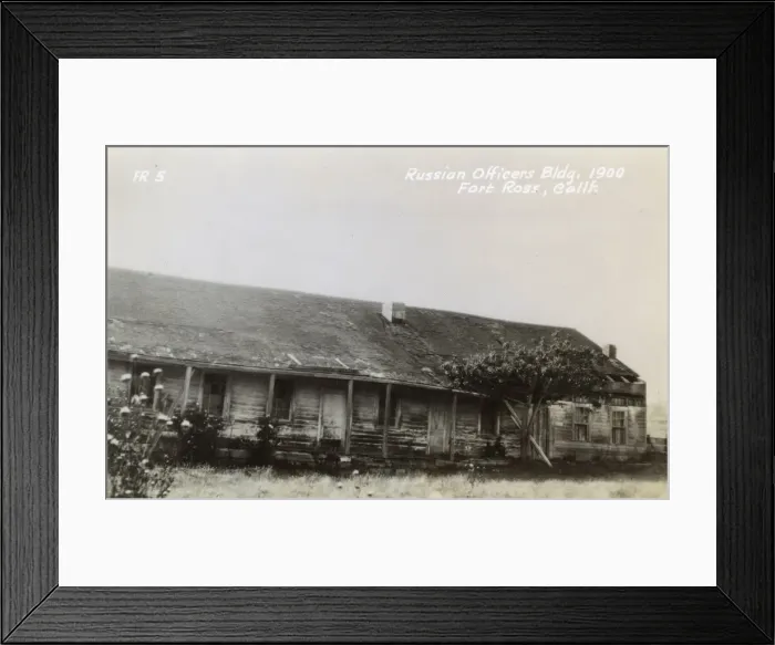 Framed Print : Building at Fort Ross, Sonoma County, California, USA Framed Print : Building at Fort Ross, Sonoma County, California, USA