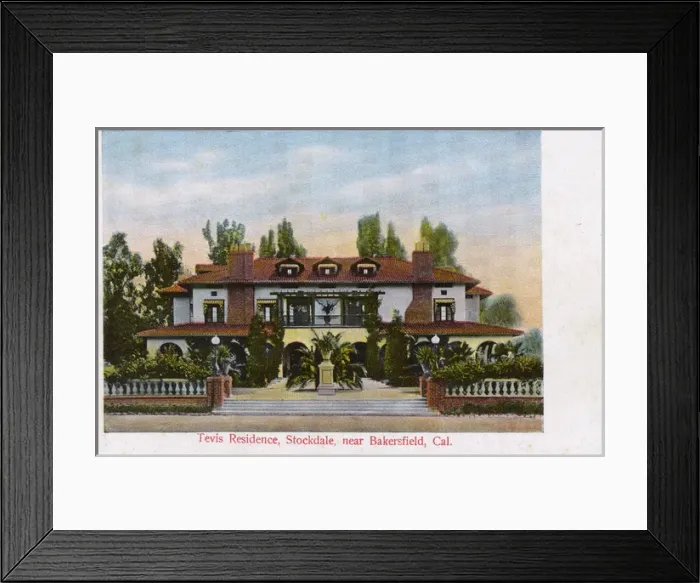 Framed Print : Tevis Residence, Stockdale, near Bakersfield, USA Framed Print : Tevis Residence, Stockdale, near Bakersfield, USA