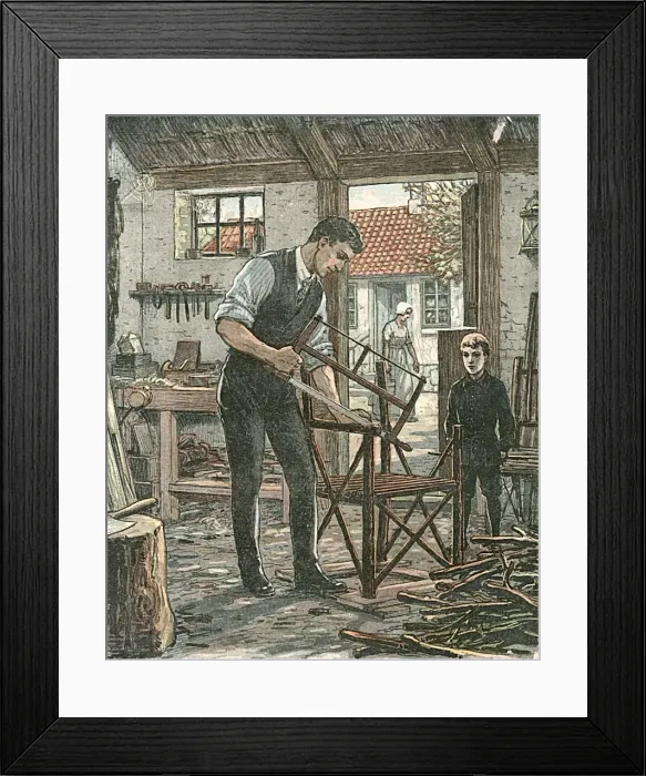 Framed Print : Diy Carpentry / Sweden Framed Print : Diy Carpentry / Sweden