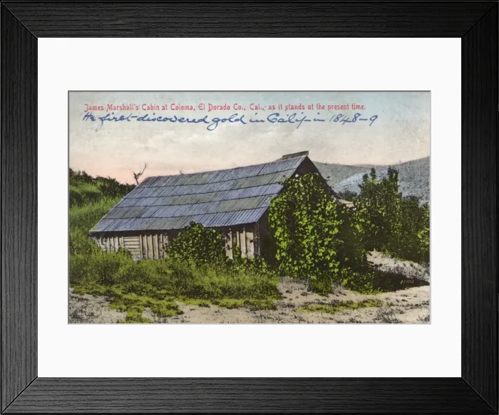 Framed Print : Cabin at Coloma, El Dorado County, California, USA Framed Print : Cabin at Coloma, El Dorado County, California, USA