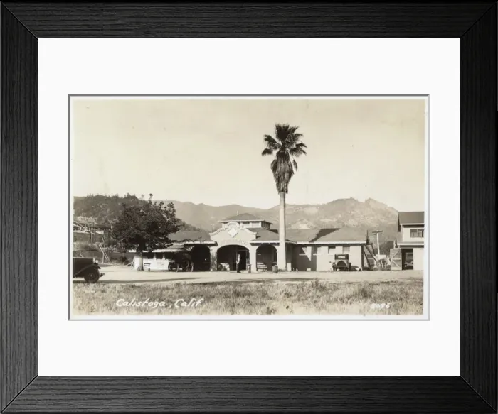 Framed Print : Calistoga Natural Baths, Napa County, California, USA Framed Print : Calistoga Natural Baths, Napa County, California, USA