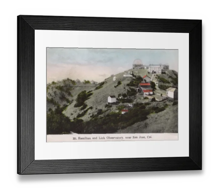 Framed Print : Lick Observatory, San Jose, Santa Clara, California, USA Framed Print : Lick Observatory, San Jose, Santa Clara, California, USA