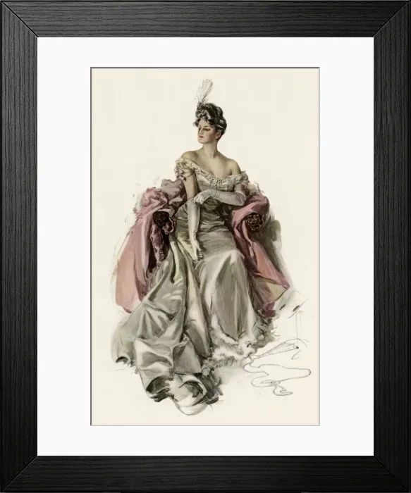 Framed Print : After the dance 1907 Framed Print : After the dance 1907