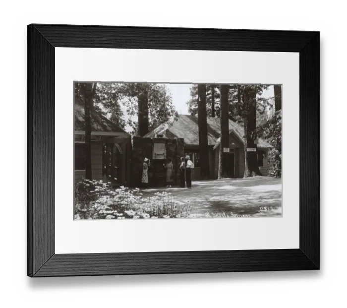 Framed Print : People at Shasta Springs, Siskiyou County, California, USA Framed Print : People at Shasta Springs, Siskiyou County, California, USA