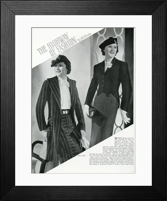 Framed Print : Fashionable model 1937 Framed Print : Fashionable model 1937