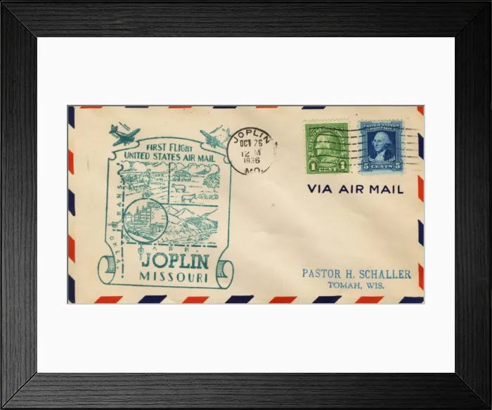Framed Print : Commemorative envelope with stamps Framed Print : Commemorative envelope with stamps