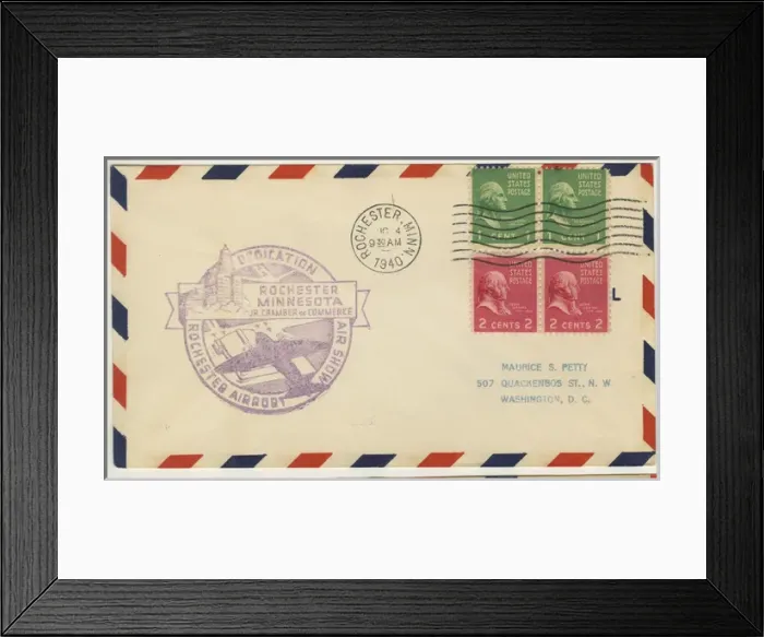 Framed Print : Commemorative envelope with stamps Framed Print : Commemorative envelope with stamps