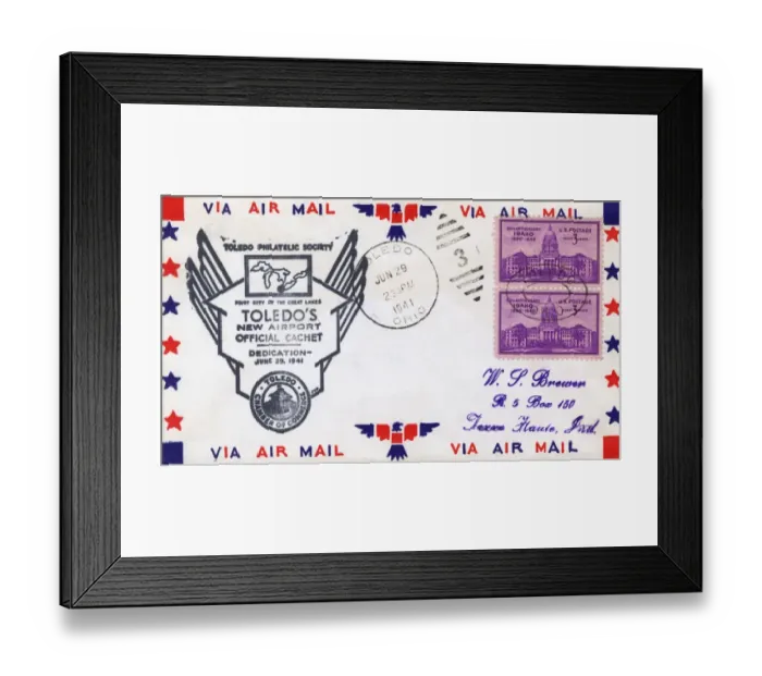 Framed Print : Commemorative envelope with stamps Framed Print : Commemorative envelope with stamps