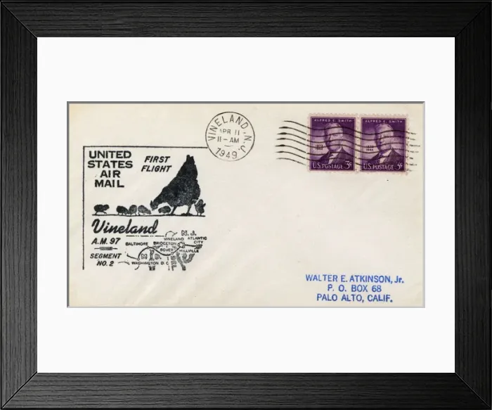 Framed Print : Commemorative envelope with stamps Framed Print : Commemorative envelope with stamps