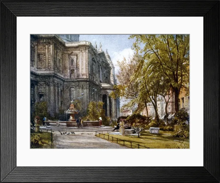 Framed Print : ST PAULs CATHEDRAL 1906 Framed Print : ST PAULs CATHEDRAL 1906