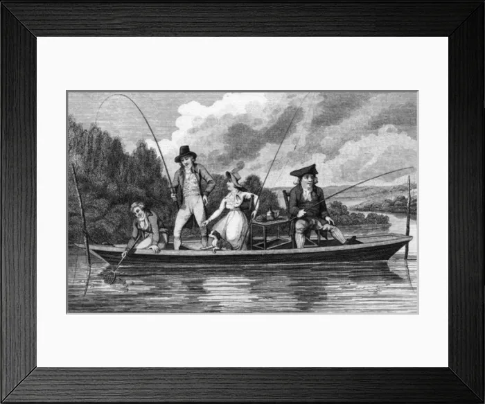 Framed Print : Fishing / Sport / 1795 Framed Print : Fishing / Sport / 1795