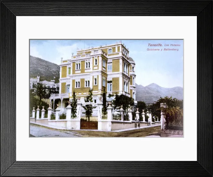 Framed Print : Two Hotels in Santa Cruz de Tenerife, Canary Islands Framed Print : Two Hotels in Santa Cruz de Tenerife, Canary Islands