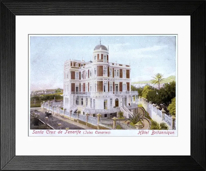 Framed Print : Hotel Britannique, Santa Cruz de Tenerife, Canary Islands Framed Print : Hotel Britannique, Santa Cruz de Tenerife, Canary Islands