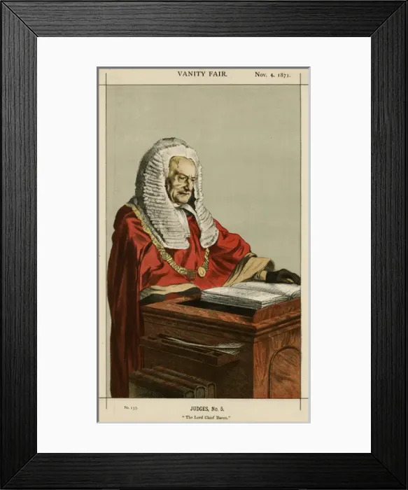 Framed Print : Sir Kelly / English Judge Framed Print : Sir Kelly / English Judge