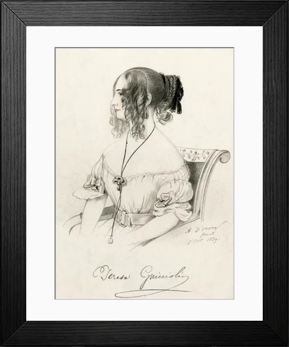 Framed Print : Countess Guiccioli / Orsay Framed Print : Countess Guiccioli / Orsay