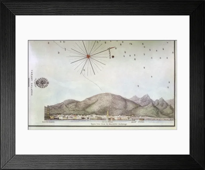 Framed Print : View of Santa Cruz, Tenerife, Canary Islands Framed Print : View of Santa Cruz, Tenerife, Canary Islands