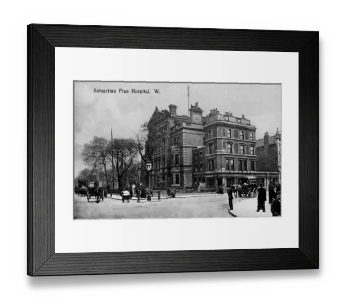 Framed Print : Samaritan Free Hospital, Marylebone Road, London NW1 Framed Print : Samaritan Free Hospital, Marylebone Road, London NW1