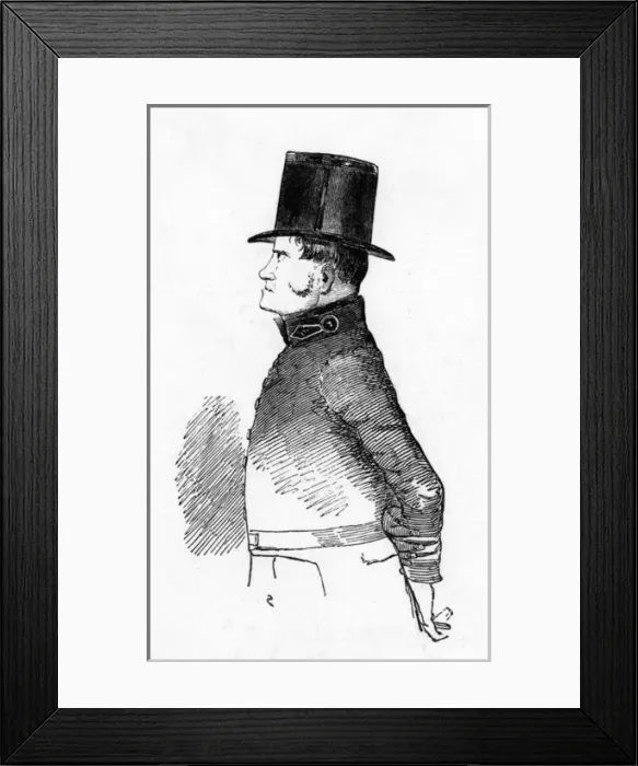 Framed Print : Policeman / Profile / 1840 Framed Print : Policeman / Profile / 1840