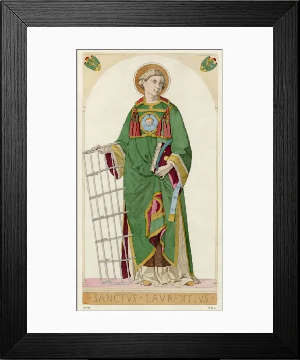 Framed Print : Saint Laurence of Rome Framed Print : Saint Laurence of Rome