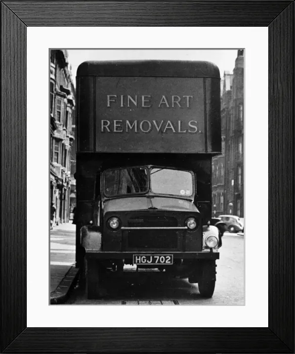 Framed Print : J Frost & Sons, removals lorry, London Framed Print : J Frost & Sons, removals lorry, London