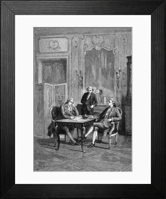 Framed Print : Mesmer Plans Lodge / 1783 Framed Print : Mesmer Plans Lodge / 1783