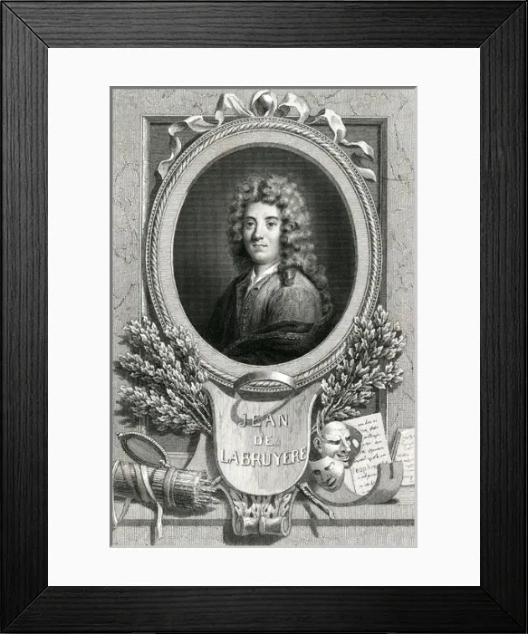 Framed Print : Jean De LA Bruyere Framed Print : Jean De LA Bruyere