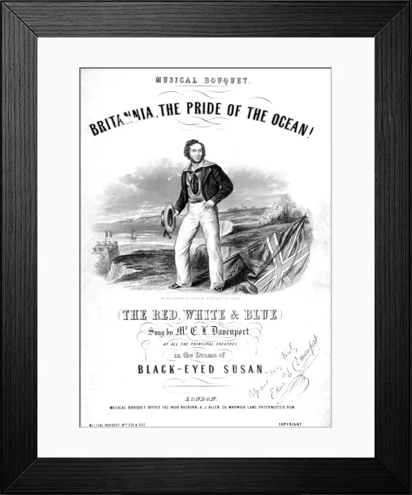 Framed Print : Sailor / Britannia Pride Framed Print : Sailor / Britannia Pride