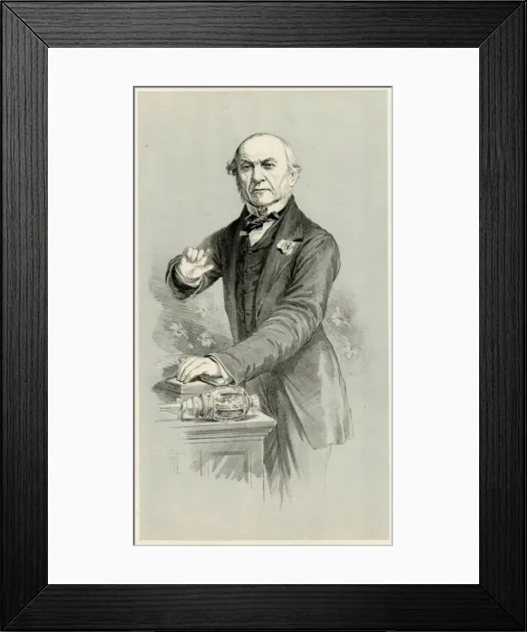Framed Print : Gladstone / Whitehall Rev Framed Print : Gladstone / Whitehall Rev