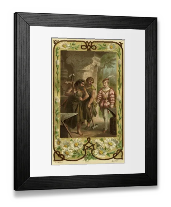 Framed Print : Frontispiece, Legends of Gods Commandments Framed Print : Frontispiece, Legends of Gods Commandments