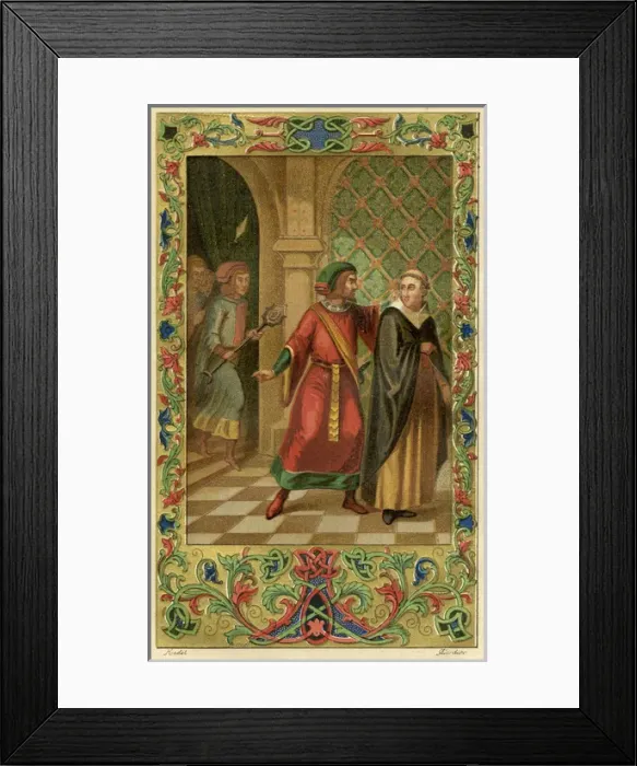 Framed Print : Frontispiece, Legends of the Commandments of the Church Framed Print : Frontispiece, Legends of the Commandments of the Church