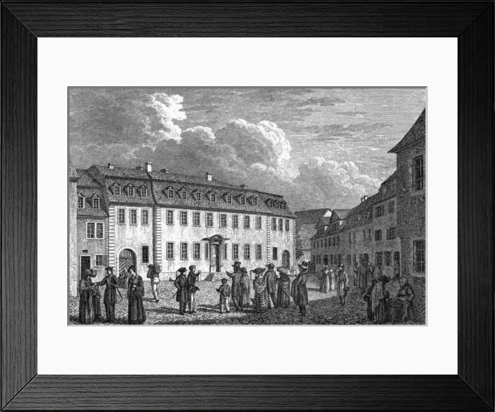 Framed Print : Goethe Weimar Home Framed Print : Goethe Weimar Home