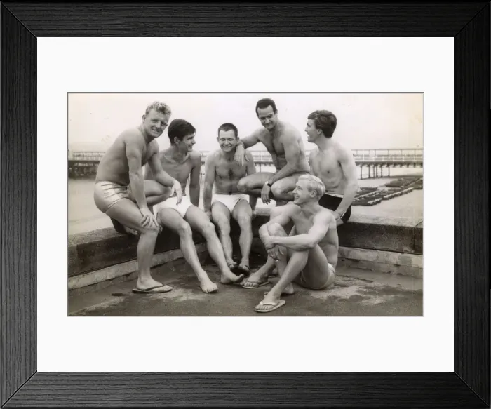 Framed Print : Male Sychronised Swimming Team - Bournemouth Framed Print : Male Sychronised Swimming Team - Bournemouth