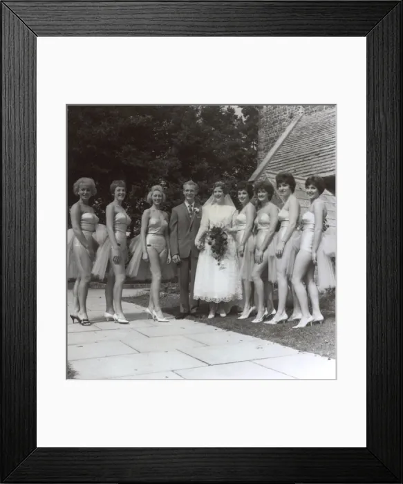 Framed Print : Synchronised Swimming Wedding causes quite a stir Framed Print : Synchronised Swimming Wedding causes quite a stir