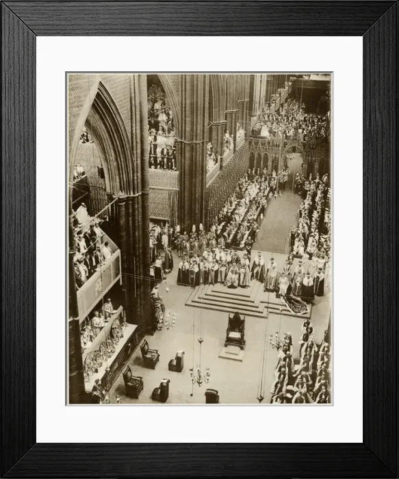 Framed Print : Coronation, Climax to Pageantry 1937 Framed Print : Coronation, Climax to Pageantry 1937