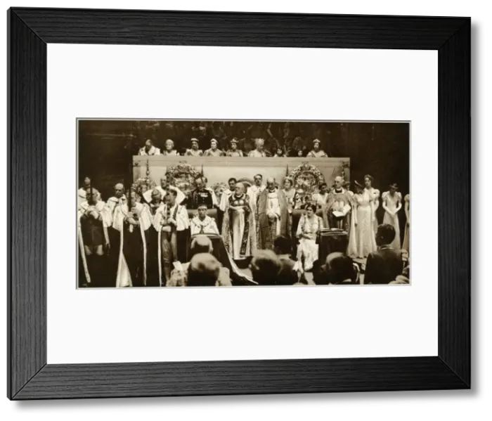 Framed Print : Coronation of King George VI 1937 Framed Print : Coronation of King George VI 1937