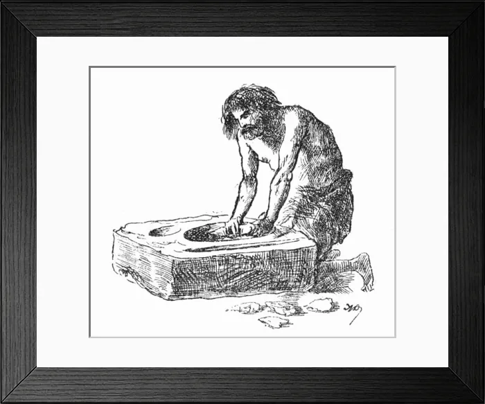 Framed Print : Stone Age Silex Framed Print : Stone Age Silex
