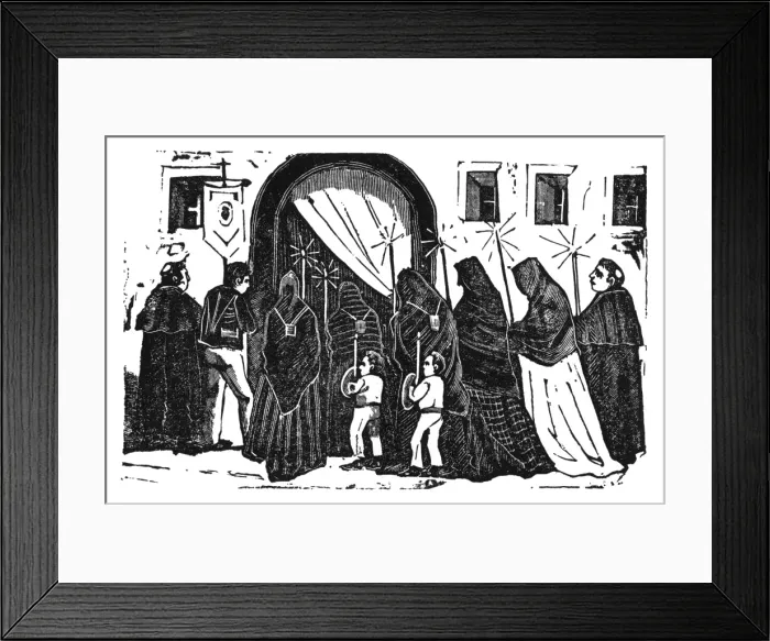 Framed Print : The Procession, Mexico Framed Print : The Procession, Mexico
