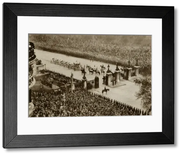 Framed Print : Coronation - King George VI, Hyde Park 1937 Framed Print : Coronation - King George VI, Hyde Park 1937