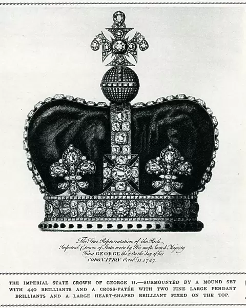 Imperial State Crown of George II, was crowned 1727