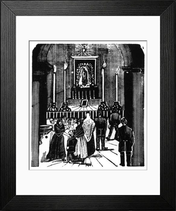 Framed Print : Serenade to the Virgin of Guadalupe, Mexico Framed Print : Serenade to the Virgin of Guadalupe, Mexico