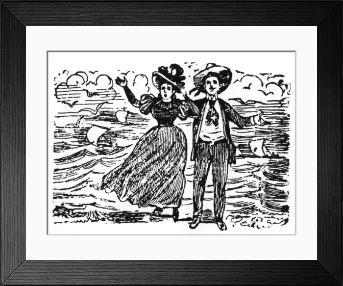 Framed Print : Posada, Illustration to a collection of songs Framed Print : Posada, Illustration to a collection of songs