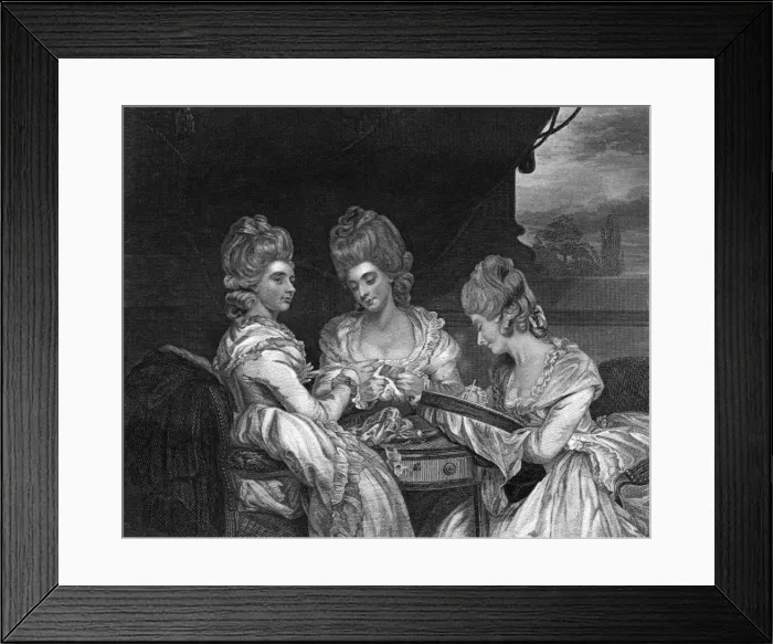 Framed Print : Ladies Waldegrave / Reynld Framed Print : Ladies Waldegrave / Reynld