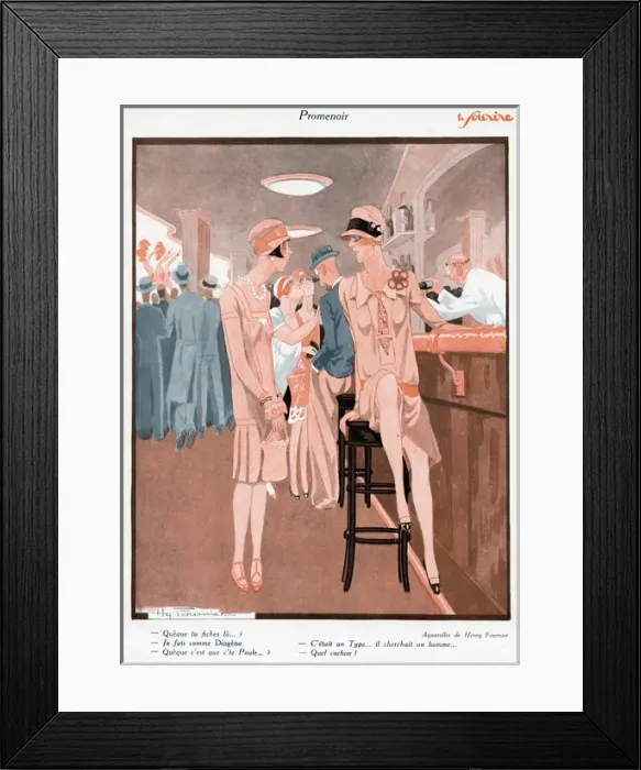 Framed Print : Two Women in a Bar 1928 Framed Print : Two Women in a Bar 1928