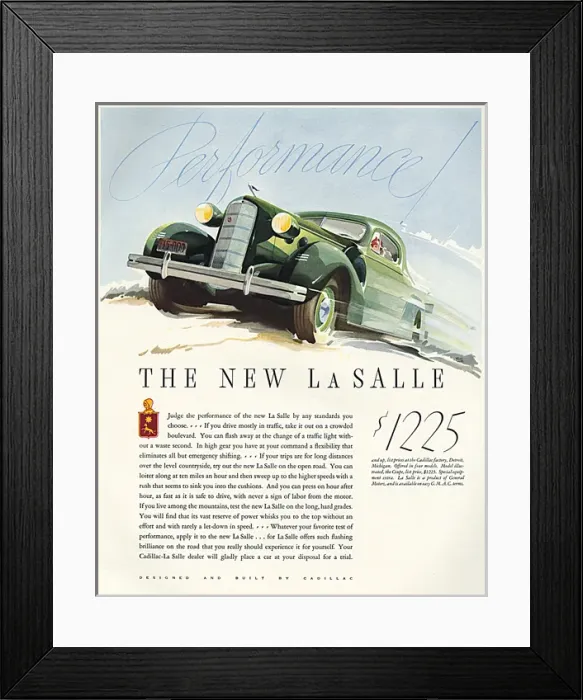 Framed Print : Cadillac 1935 Framed Print : Cadillac 1935
