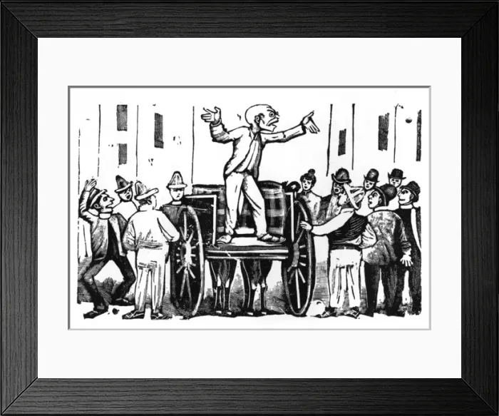 Framed Print : Posada, Illustration, The Adventures of Don Chepito Framed Print : Posada, Illustration, The Adventures of Don Chepito