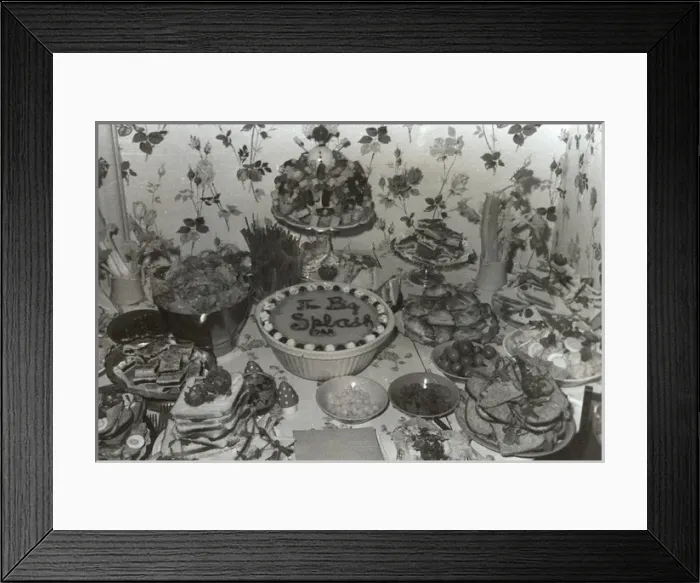 Framed Print : Sychronised Swimming Team - off-duty party - the food table Framed Print : Sychronised Swimming Team - off-duty party - the food table