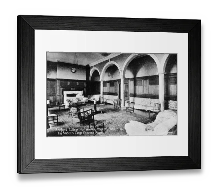Framed Print : Student Common Room, Bedford College for Women, London Framed Print : Student Common Room, Bedford College for Women, London