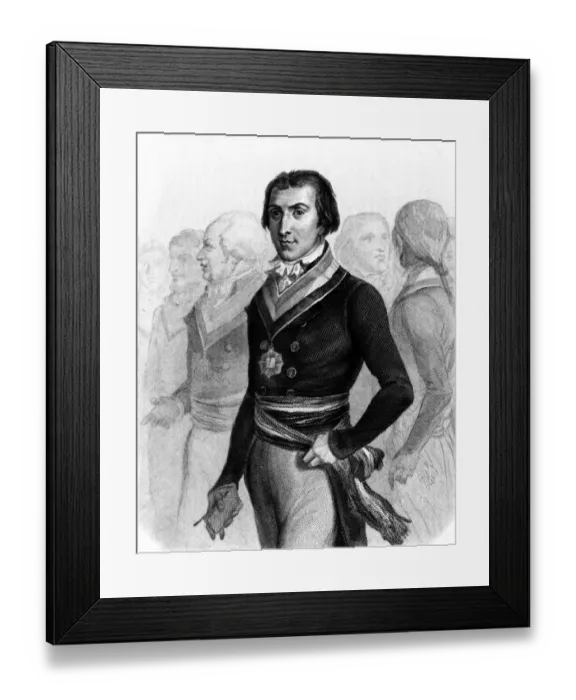Framed Print : J P Brissot De Warville Framed Print : J P Brissot De Warville