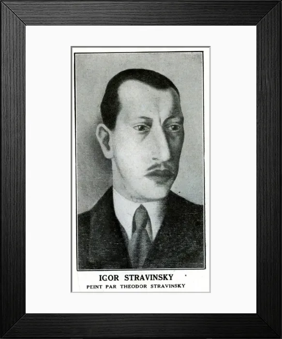 Framed Print : Igor Stravinsky, Russian composer Framed Print : Igor Stravinsky, Russian composer